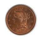 1856 Braided Hair One Cent