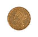 1857-O Liberty Head Five Dollar