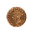 1886 Gold One Dollar