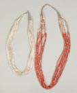 Sterling Silver & Coral & Turquoise Necklaces