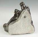 Inuit Carved Soapstone of a Seal Hunter