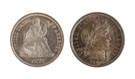 1878 & 1900 Ten Cent Coins