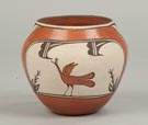 Helen Gachupin (American, 1931-1992) Zia Pot with Bird