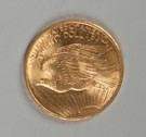 1908 Saint Gaudens Twenty Dollar Gold Piece