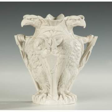 W.T. Copeland & Sons Patriotic Ceramic Vase