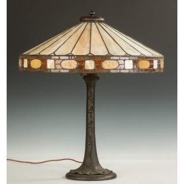 Duffner & Kimberly Arts & Crafts Leaded Glass Lamp