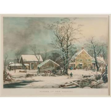 Currier & Ives "Winter in the Country"