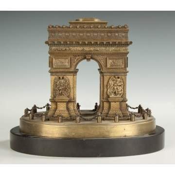 Grand Tour Bronze Model of the Arc de Triomphe