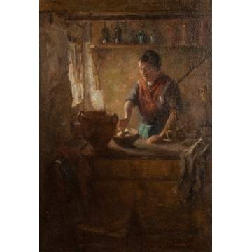 Emma Lampert Cooper (American, 1855-1920) "The Little Shop Holland"