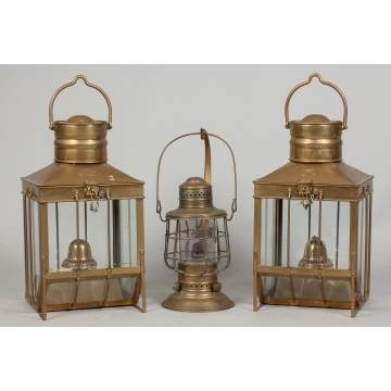 Three Brass Lanterns