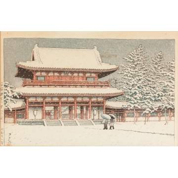 Two Japanese Woodblock Prints