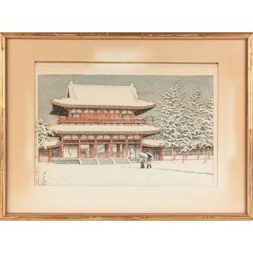 Two Japanese Woodblock Prints