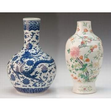 Two Chinese Porcelain Vases
