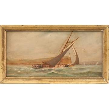 Seascape with Sloop