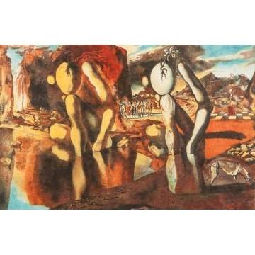 Salvador Dali (Spanish, 1904-1989) "Metamorphosis of Narcissus"