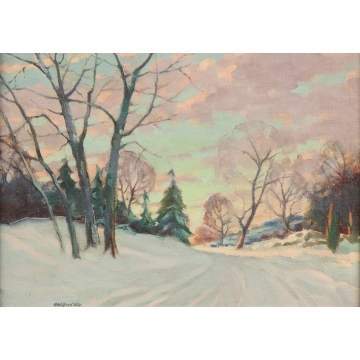 Clifford McCormick Ulp (American, 1885-1957)  "Winter Morning"