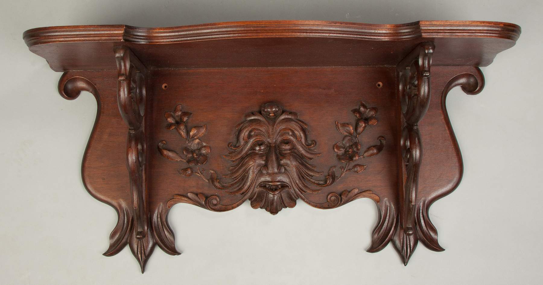 Carved Victorian Walnut Shelf Cottone Auctions