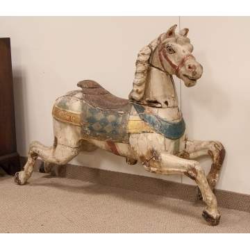 Carved & Painted Carousel Horse