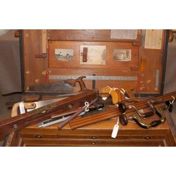 Collection of 19th Cent. Tools & Tool Chest