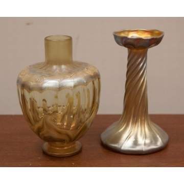 Tiffany Lamp Base & Vase