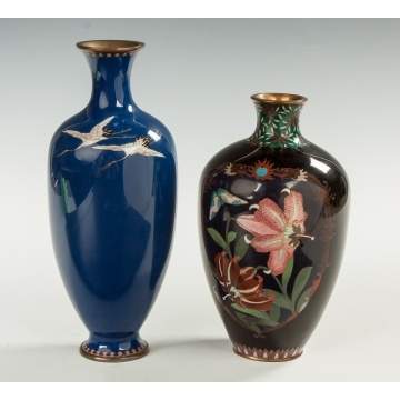 Japanese Cloisonne Vases