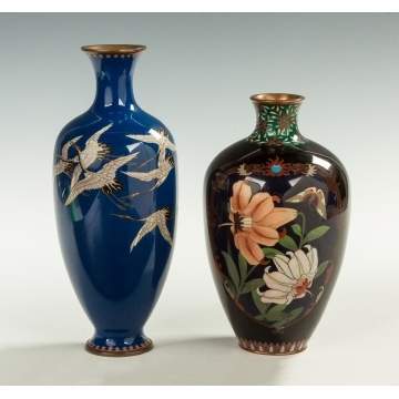 Japanese Cloisonne Vases