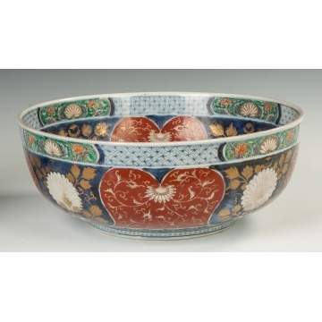 Imari Porcelain Punch Bowl