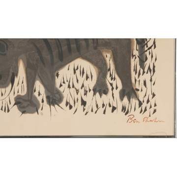 Two Ben Shahn (American, 1898-1969) Lithographs