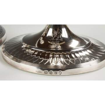 John Green & Co., Set of Four George III Sheffield Candlesticks