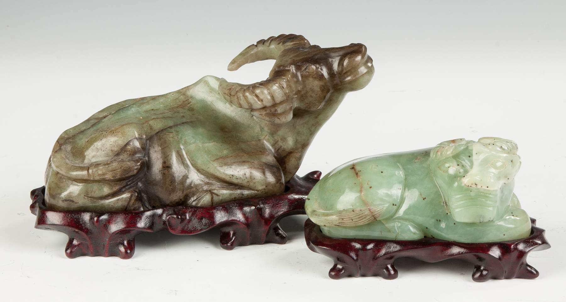 Chinese Carved Jade Water Buffalos Cottone Auctions