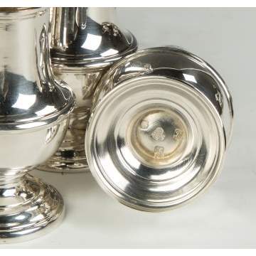 Set of 12 C.J. Vander George III Sterling Silver Castors