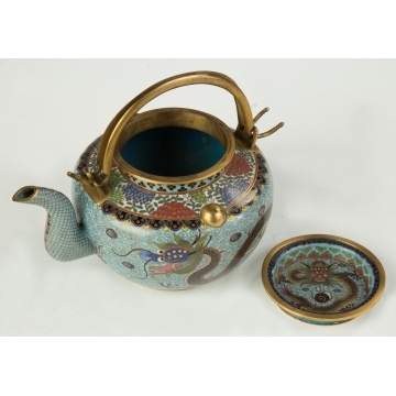 Chinese Cloisonne Teapot
