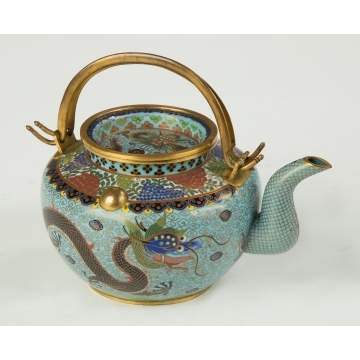 Chinese Cloisonne Teapot