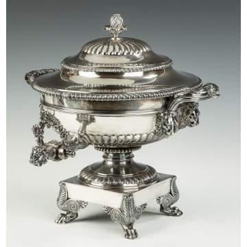 Fine Paul Storr (1771-1844) Sterling Silver Tea Urn