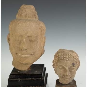 Two Early Sandstone Heads