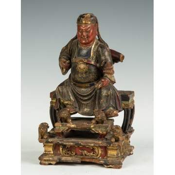 Early Chinese Figure of a Guardian of Buddhism