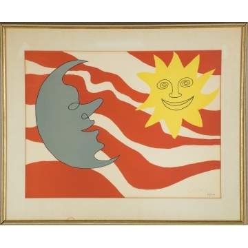 Alexander Calder (American, 1898-1976) Sun Face & Moon Face