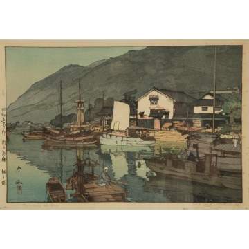 Hiroshi Yoshida (Japanese/American, 1876-1950) Harbor