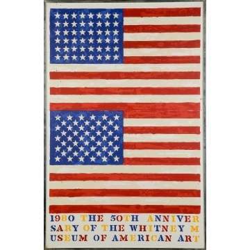 Jasper Johns (American, Born 1930) and Marca-Relli Poster