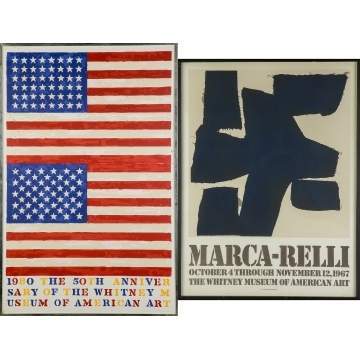 Jasper Johns (American, Born 1930) and Marca-Relli Poster