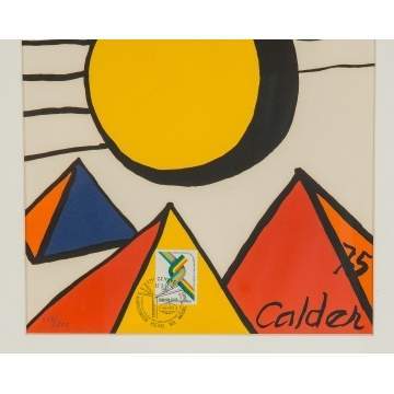 Alexander Calder (American, 1898-1976) Pyramids and Sun