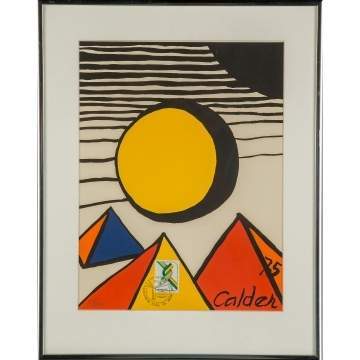 Alexander Calder (American, 1898-1976) Pyramids and Sun
