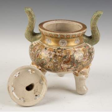 Hand Painted Japanese Censor