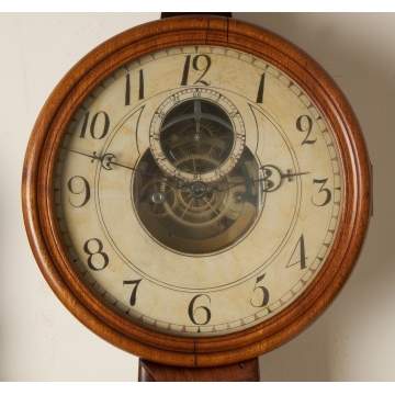 Rare J.A. Hardy Large Banjo Clock