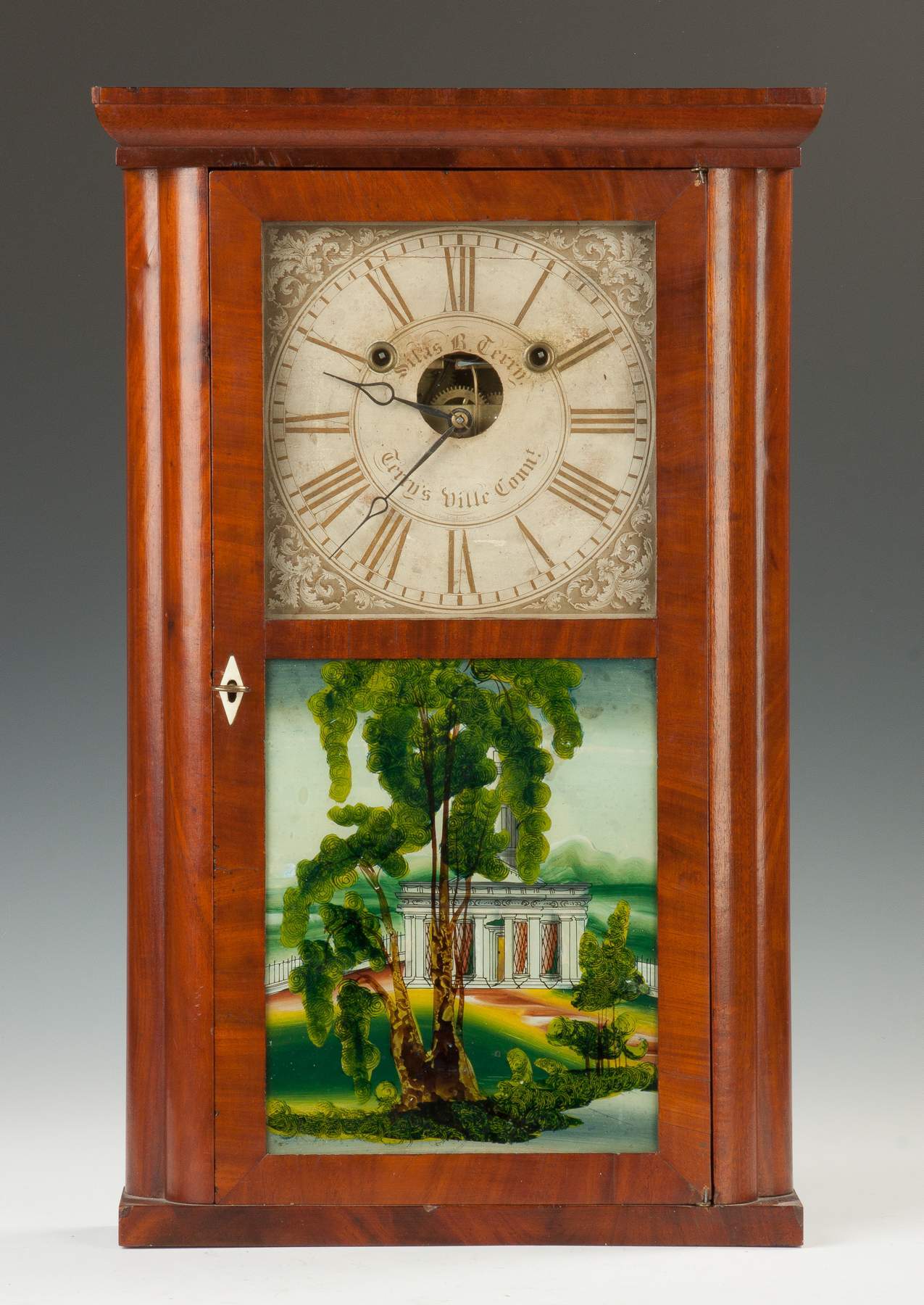Silas Terry Four Column Shelf Clock | Cottone Auctions