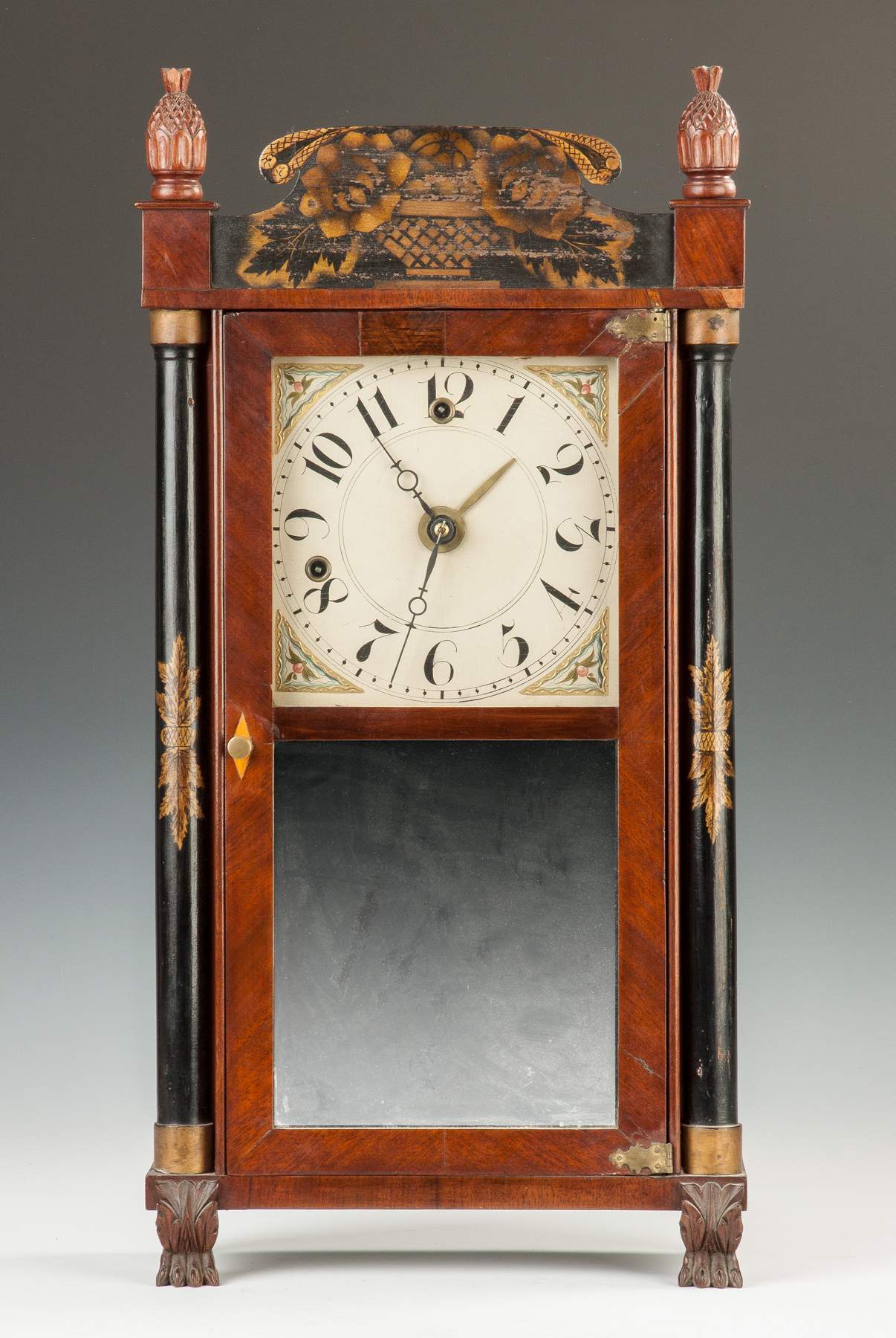 Silas Hoadley Miniature Shelf Clock | Cottone Auctions