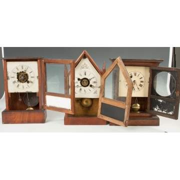 Three Cottage Clocks