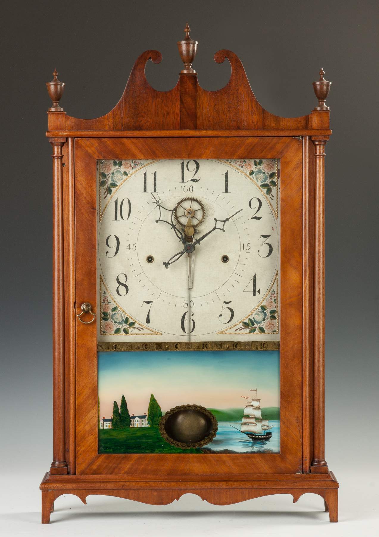 Eli Terry Pillar and Scroll Shelf Clock Cottone Auctions