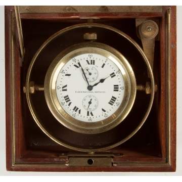 Elgin Watch Co. Boxed Ship Watch U.S.S.B.