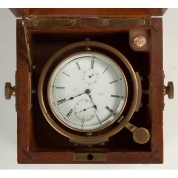 Chas. Frodsham Deck Watch in Wood Box